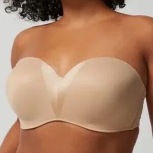 Soma Strapless Bra Women’s 38DDD Beige Stunning Starlet No Slip